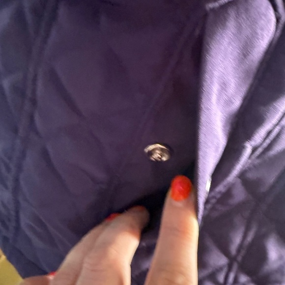 Esprit Women's Deep Purple Quilted Puffer Jacket Medium - Picture 3 of 9